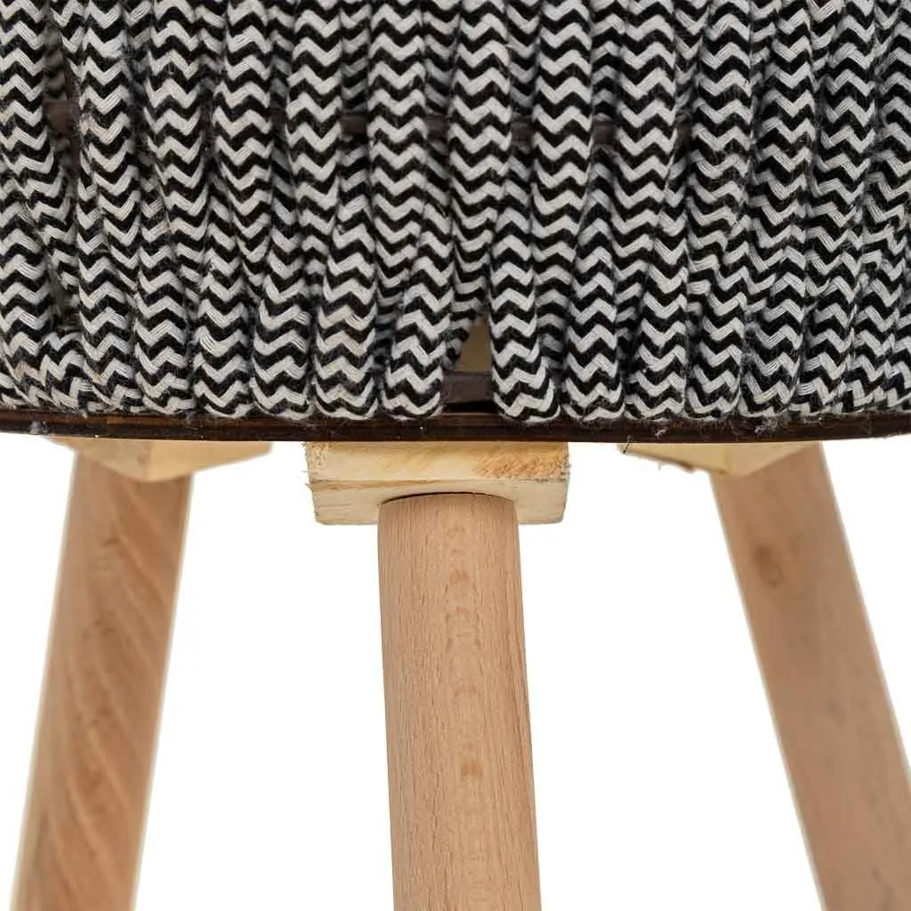 Macetero con Patas de Madera y Algodón - Imagen 5