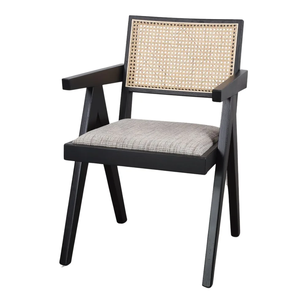 Silla de Madera y Ratán Forwu - Imagen 2