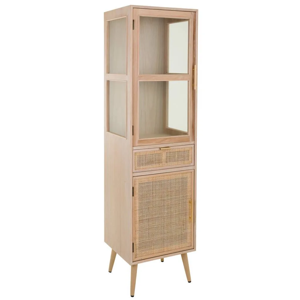 Vitrina de Madera y Rejilla