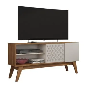 Mueble TV Matte y Blanco 150 cm