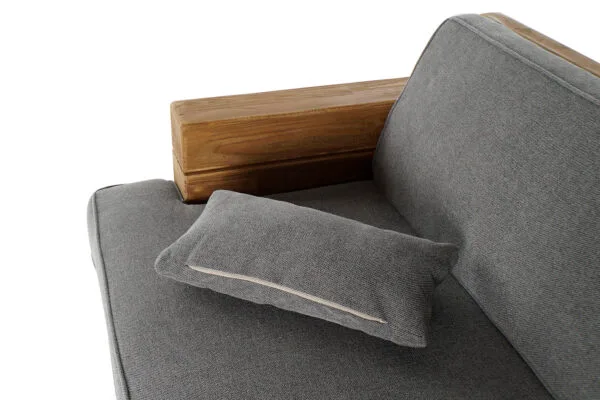 Sofá Madera Reciclada y Poliester 224 cm - Imagen 9
