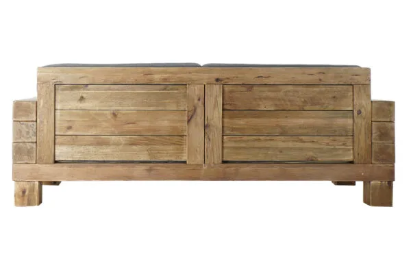 Sofá Madera Reciclada y Poliester 224 cm - Imagen 8