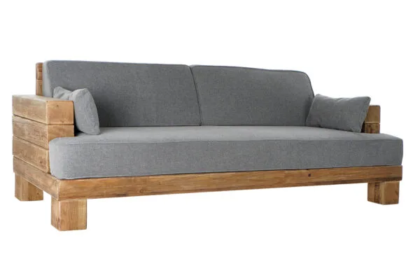 Sofá Madera Reciclada y Poliester 224 cm - Imagen 7
