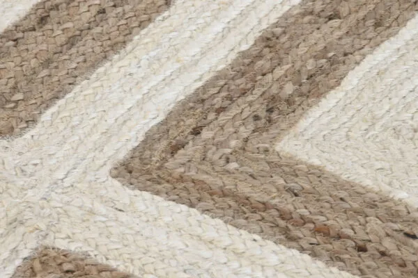 Alfombra De Yute Y Algodón 150 CM - Imagen 3