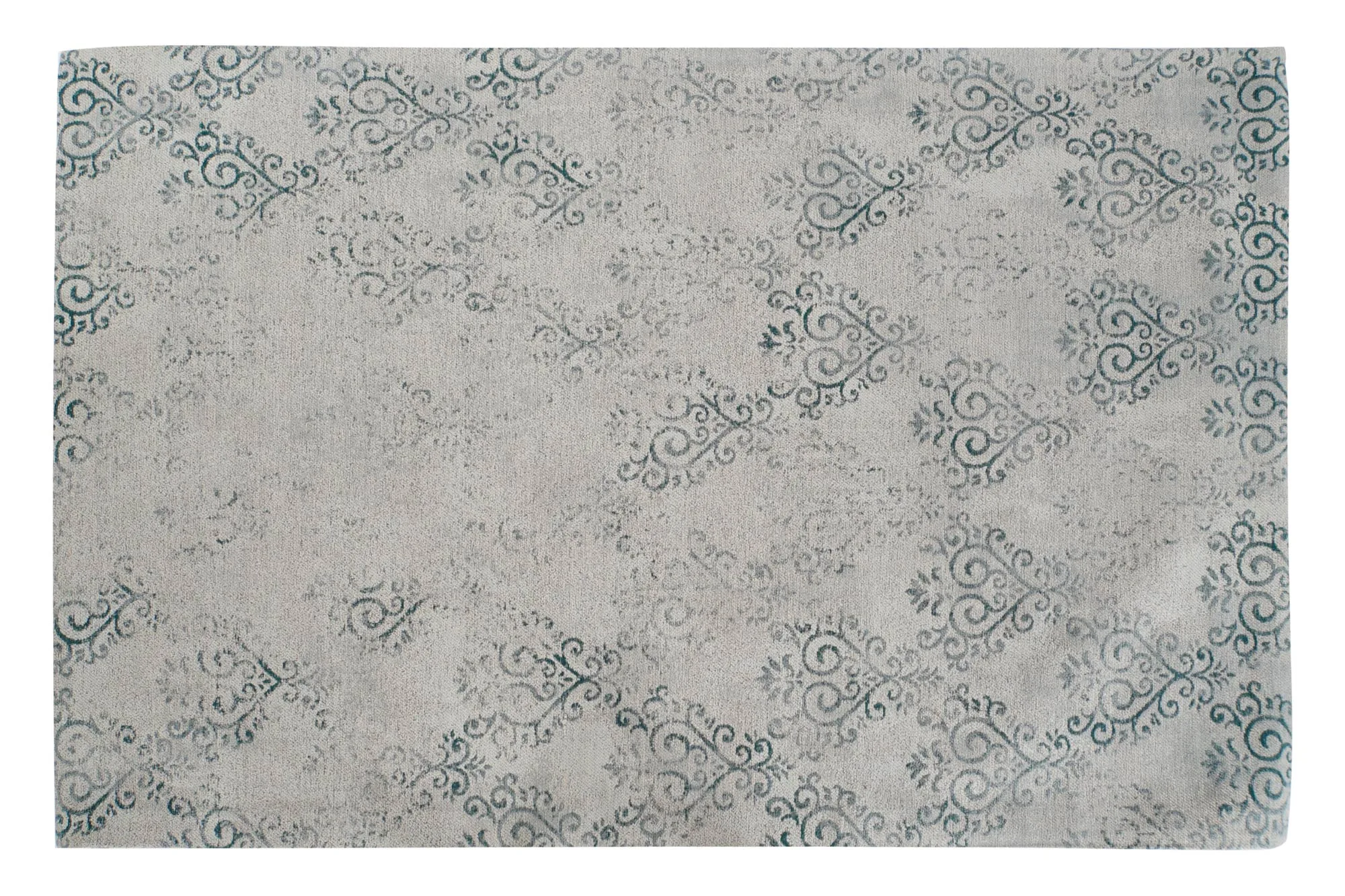 Alfombra de Algodón Y Poliester 240X160 Desgastada