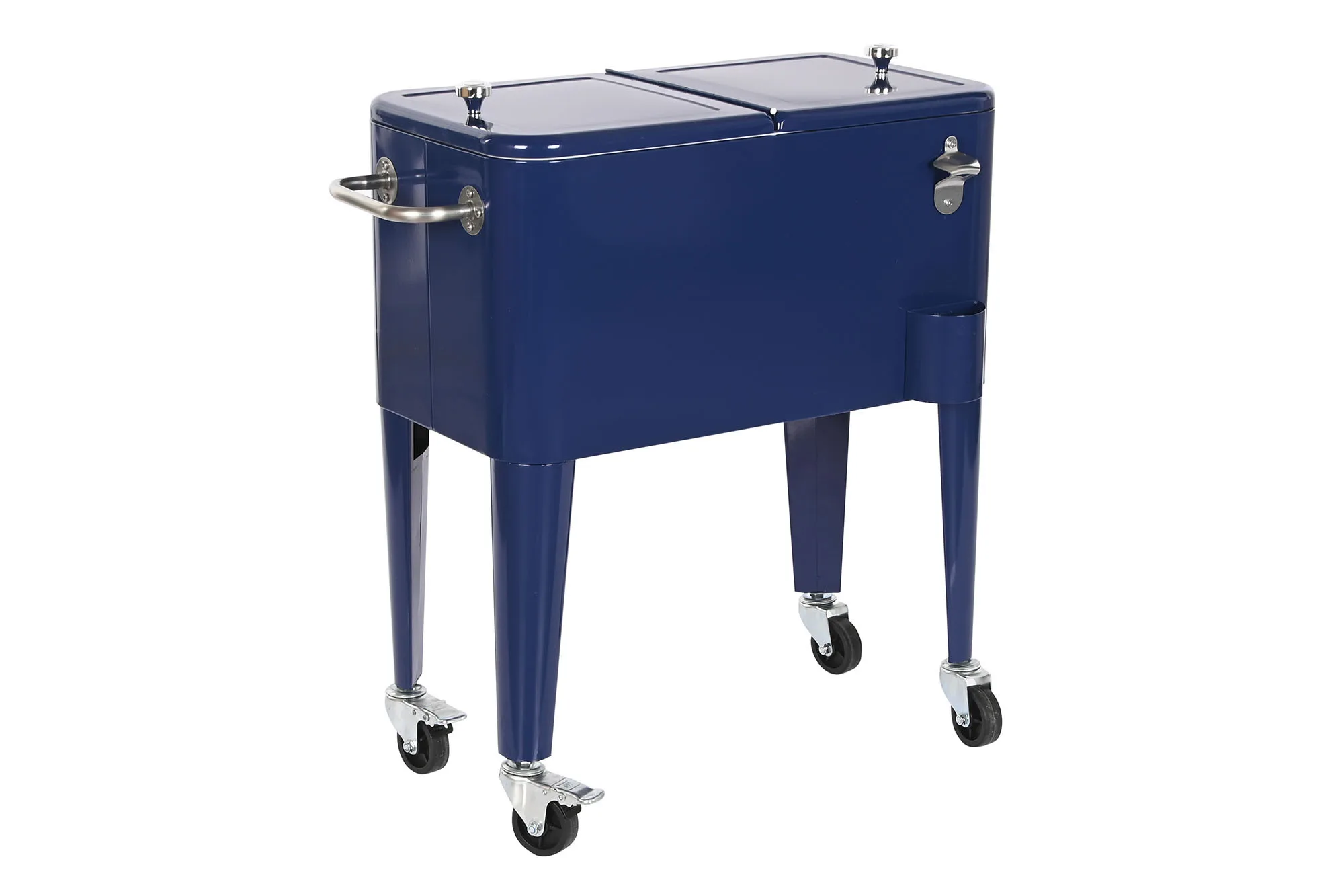 Nevera Con Ruedas 56L Azul