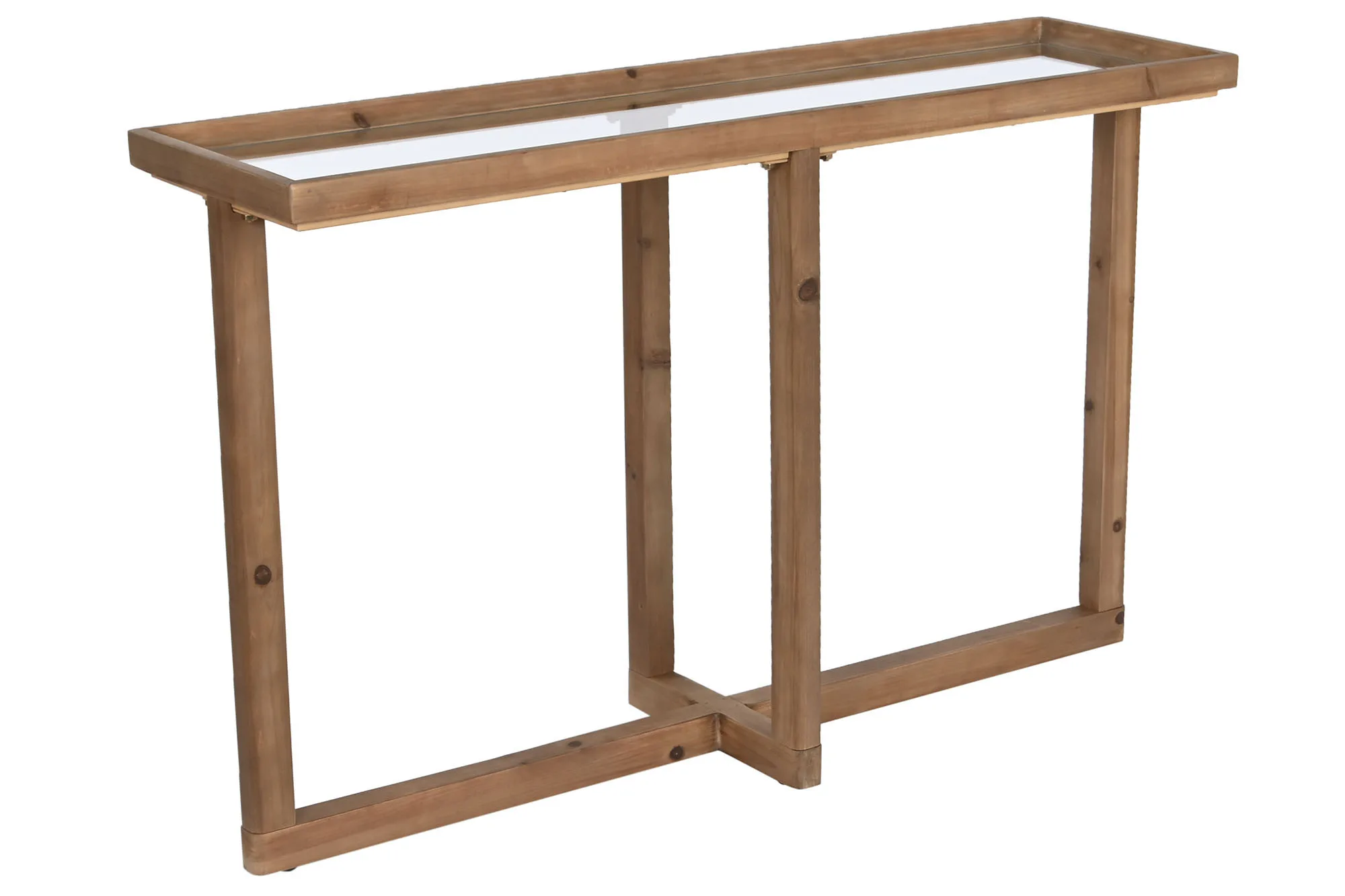 Consola De Madera Abeto Cross