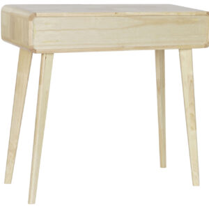 Consola De Madera Natural Derwo