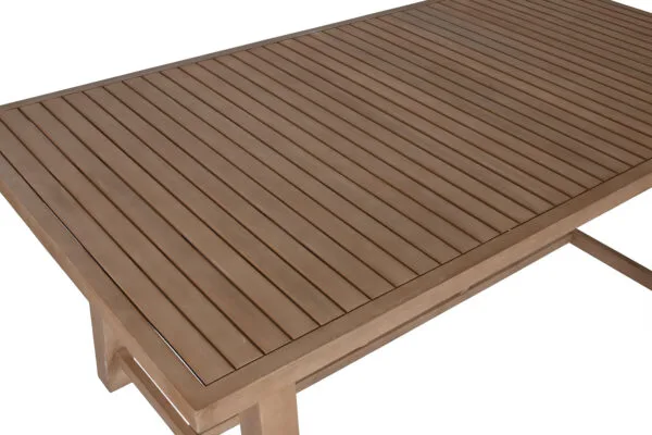Set Exterior Acacia Con Cojín Blanco - Imagen 7