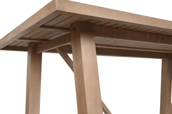 Set Exterior Acacia Con Cojín Blanco - Imagen 9