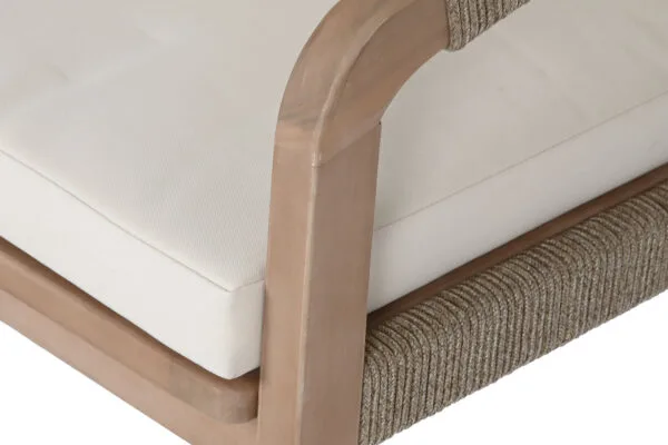 Set Exterior Acacia Con Cojín Blanco - Imagen 12