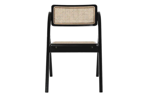 Silla Plegable Olmo Negro Rejilla - Imagen 4