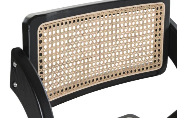 Silla Plegable Olmo Negro Rejilla - Imagen 5