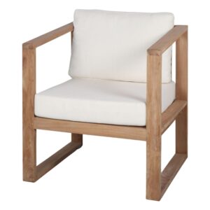 Sillón De Madera Con Cojines Daro