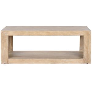 Mesa De Centro Madera Maciza 120X58X45CM