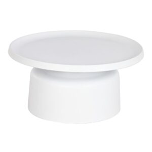 Mesa De Centro Metal Blanco 75CM