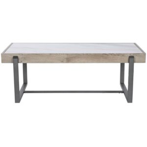 Mesa Metal Y Piedra Sinterizada 120CM