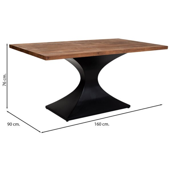 Mesa de Comedor De Acacia 160X90CM - Imagen 7
