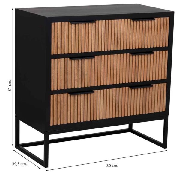 Cómoda Madera List 80x80cm - Imagen 6