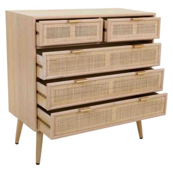Cómoda Madera Y Rejilla - Imagen 6